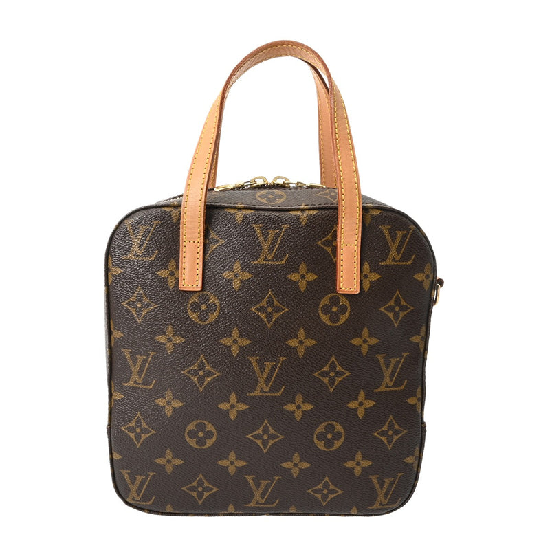 LOUIS VUITTON ルイヴィトン モノグラム スポンティーニ 2WAY ブラウン M47500 レディース モノグラムキャンバス ハンドバッグ ABランク 中古 銀蔵
