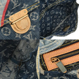LOUIS VUITTON ルイヴィトン モノグラム デニム パッチワーク ボウリィ ブルー M95376 ユニセックス デニム ハンドバッグ ABランク 中古 銀蔵
