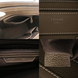 CELINE セリーヌ ラゲージ マイクロショッパー スリ 189793 レディース ドラムドカーフスキン ハンドバッグ ABランク 中古 銀蔵