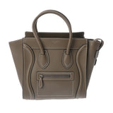 CELINE セリーヌ ラゲージ マイクロショッパー スリ 189793 レディース ドラムドカーフスキン ハンドバッグ ABランク 中古 銀蔵