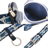 LOUIS VUITTON ルイヴィトン モノグラム サンチュール デイリー マルチポケット ブルー M0253 メンズ モノグラムキャンバス ベルト Aランク 中古 銀蔵