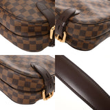 LOUIS VUITTON ルイヴィトン ダミエ ハイバリー ブラウン N51200 レディース ダミエキャンバス ワンショルダーバッグ ABランク 中古 銀蔵