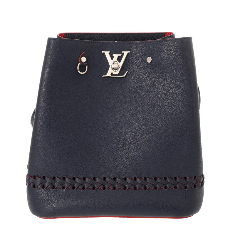 LOUIS VUITTON ルイヴィトン ロックミー バケット NV 2WAY マリーヌルージュ M54681 レディース カーフ ショルダーバッグ ABランク 中古 銀蔵