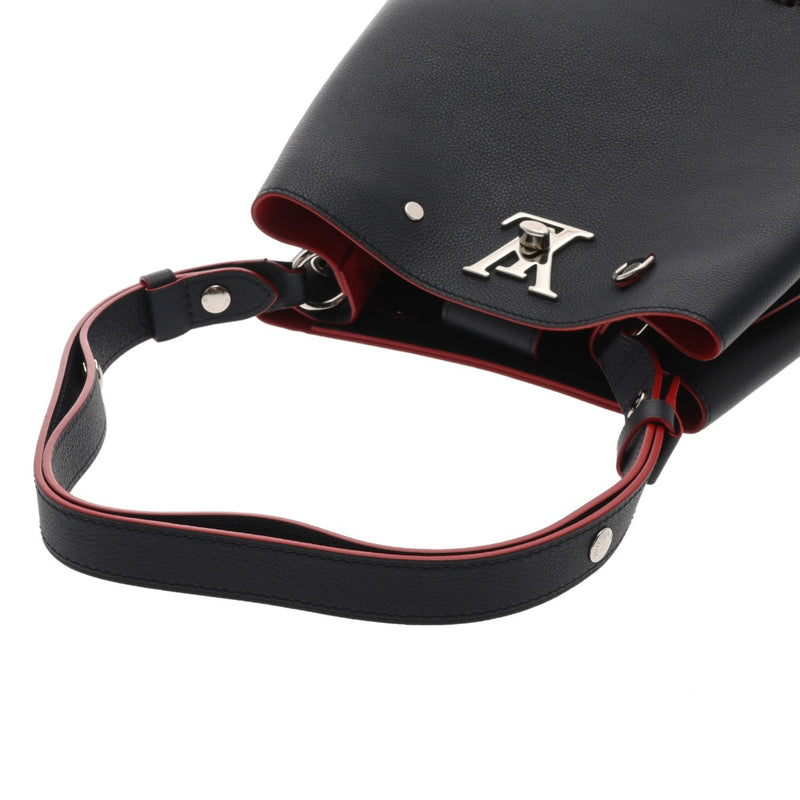 LOUIS VUITTON ルイヴィトン ロックミー バケット NV 2WAY マリーヌルージュ M54681 レディース カーフ ショルダーバッグ ABランク 中古 銀蔵
