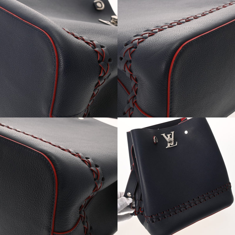 LOUIS VUITTON ルイヴィトン ロックミー バケット NV 2WAY マリーヌルージュ M54681 レディース カーフ ショルダーバッグ ABランク 中古 銀蔵