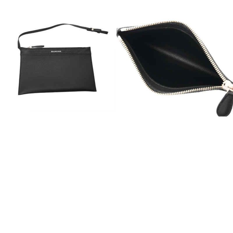 BALENCIAGA バレンシアガ ネイビーカバス S ブラック 339933 レディース キャンバス レザー ハンドバッグ Aランク 中古 銀蔵