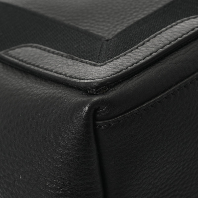 BALENCIAGA バレンシアガ ネイビーカバス S ブラック 339933 レディース キャンバス レザー ハンドバッグ Aランク 中古 銀蔵