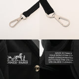 HERMES エルメス ヴァルパライソ MM ブラック ユニセックス トワルシェブロン ハンドバッグ Bランク 中古 銀蔵