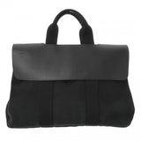 HERMES エルメス ヴァルパライソ MM ブラック ユニセックス トワルシェブロン ハンドバッグ Bランク 中古 銀蔵