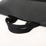 HERMES エルメス ヴァルパライソ MM ブラック ユニセックス トワルシェブロン ハンドバッグ Bランク 中古 銀蔵