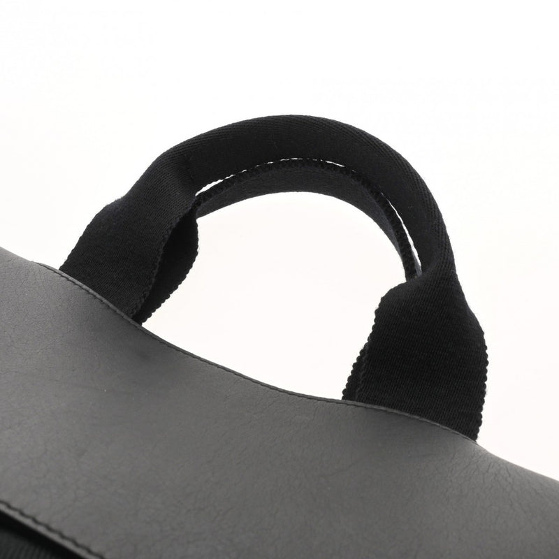 HERMES エルメス ヴァルパライソ MM ブラック ユニセックス トワルシェブロン ハンドバッグ Bランク 中古 銀蔵