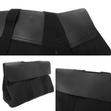 HERMES エルメス ヴァルパライソ MM ブラック ユニセックス トワルシェブロン ハンドバッグ Bランク 中古 銀蔵