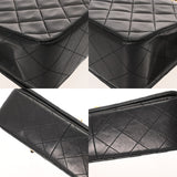 CHANEL シャネル フルフラップ チェーンショルダー 23cm ブラック レディース ラムスキン ショルダーバッグ ABランク 中古 銀蔵