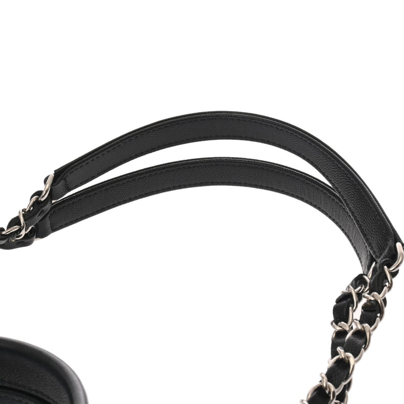 CHANEL シャネル ドーヴィル MM スタッズ ブラック A57067 レディース キャビアスキン トートバッグ ABランク 中古 銀蔵
