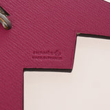 HERMES エルメス プティアッシュ オリガミ バッグチャーム ローズパープル/ブラック A刻印(2017年頃) ユニセックス シェーブル シルク チャーム Aランク 中古 銀蔵