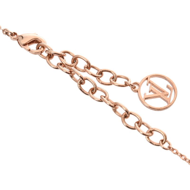 LOUIS VUITTON ルイヴィトン ナノグラムネックレス ピンクゴールド/シルバー M00293 レディース メタル ネックレス Aランク 中古 銀蔵