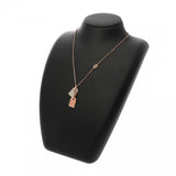 LOUIS VUITTON ルイヴィトン ナノグラムネックレス ピンクゴールド/シルバー M00293 レディース メタル ネックレス Aランク 中古 銀蔵