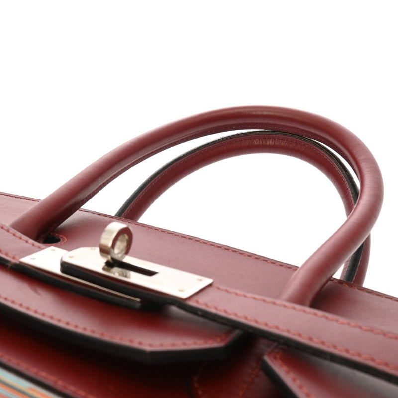 HERMES エルメス バーキン 35 ルージュアッシュ □J刻印(2006年頃) レディース ヴィブラート ボックスカーフ ハンドバッグ Bランク 中古 銀蔵