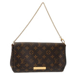 LOUIS VUITTON ルイヴィトン モノグラム フェイボリット MM 2WAY ブラウン M40718 レディース モノグラムキャンバス ショルダーバッグ ABランク 中古 銀蔵