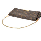 LOUIS VUITTON ルイヴィトン モノグラム フェイボリット MM 2WAY ブラウン M40718 レディース モノグラムキャンバス ショルダーバッグ ABランク 中古 銀蔵