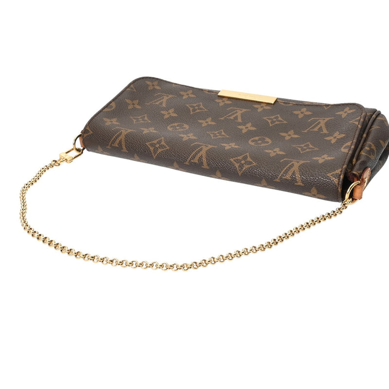 LOUIS VUITTON ルイヴィトン モノグラム フェイボリット MM 2WAY ブラウン M40718 レディース モノグラムキャンバス ショルダーバッグ ABランク 中古 銀蔵