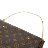 LOUIS VUITTON ルイヴィトン モノグラム フェイボリット MM 2WAY ブラウン M40718 レディース モノグラムキャンバス ショルダーバッグ ABランク 中古 銀蔵