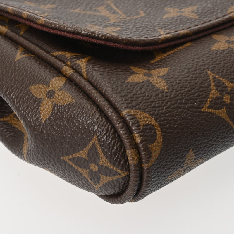 LOUIS VUITTON ルイヴィトン モノグラム フェイボリット MM 2WAY ブラウン M40718 レディース モノグラムキャンバス ショルダーバッグ ABランク 中古 銀蔵