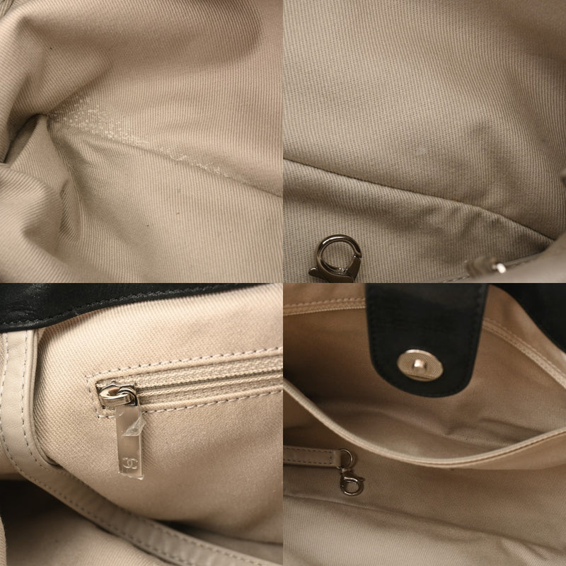 CHANEL シャネル 2WAY チェーンバッグ ブラック レディース レザー 2WAYバッグ ABランク 中古 銀蔵