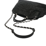 CHANEL シャネル 2WAY チェーンバッグ ブラック レディース レザー 2WAYバッグ ABランク 中古 銀蔵