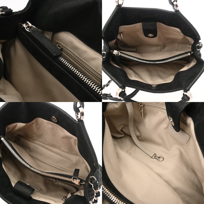 CHANEL シャネル 2WAY チェーンバッグ ブラック レディース レザー 2WAYバッグ ABランク 中古 銀蔵