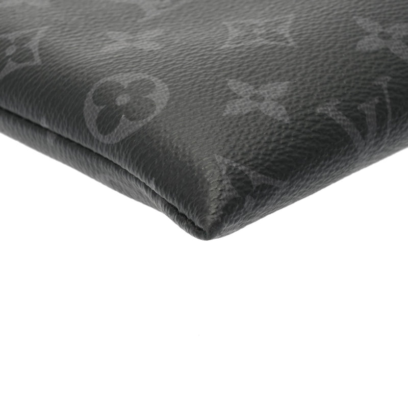 LOUIS VUITTON ルイヴィトン モノグラムエクリプス ポシェットディスカバリー 黒/グレー M62291 メンズ モノグラムキャンバス クラッチバッグ ABランク 中古 銀蔵
