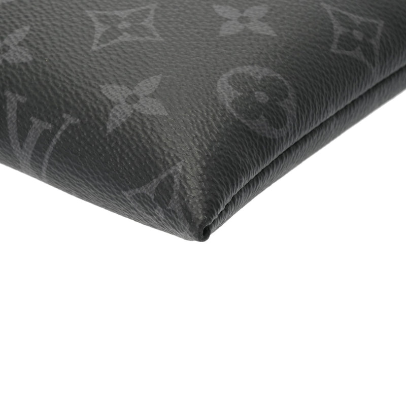 LOUIS VUITTON ルイヴィトン モノグラムエクリプス ポシェットディスカバリー 黒/グレー M62291 メンズ モノグラムキャンバス クラッチバッグ ABランク 中古 銀蔵