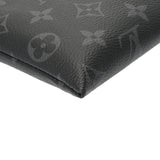 LOUIS VUITTON ルイヴィトン モノグラムエクリプス ポシェットディスカバリー 黒/グレー M62291 メンズ モノグラムキャンバス クラッチバッグ ABランク 中古 銀蔵