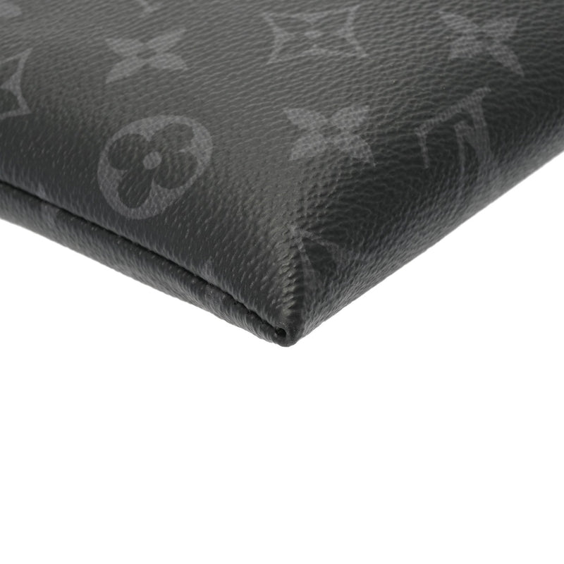 LOUIS VUITTON ルイヴィトン モノグラムエクリプス ポシェットディスカバリー 黒/グレー M62291 メンズ モノグラムキャンバス クラッチバッグ ABランク 中古 銀蔵