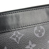 LOUIS VUITTON ルイヴィトン モノグラムエクリプス ポシェットディスカバリー 黒/グレー M62291 メンズ モノグラムキャンバス クラッチバッグ ABランク 中古 銀蔵