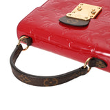 LOUIS VUITTON ルイヴィトン モノグラムヴェルニ スプリングストリート PM 2WAY スカーレット M90505 レディース ヴェルニ ハンドバッグ Aランク 中古 銀蔵