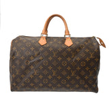 LOUIS VUITTON ルイヴィトン モノグラム スピーディ 40 ブラウン M41522 レディース モノグラムキャンバス ハンドバッグ Bランク 中古 銀蔵