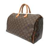 LOUIS VUITTON ルイヴィトン モノグラム スピーディ 40 ブラウン M41522 レディース モノグラムキャンバス ハンドバッグ Bランク 中古 銀蔵