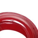 CHRISTIAN DIOR クリスチャンディオール Lady Dior バッグ ミニ 2WAY レッド レディース パテントカーフスキン ハンドバッグ Aランク 中古 銀蔵