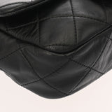 CHANEL シャネル マトラッセ ミニ チェーンショルダー ブラック レディース カーフ パール ショルダーバッグ Aランク 中古 銀蔵