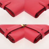 HERMES エルメス ケリーウォレット ミディアム ローズエクストリーム D刻印(2019年頃) レディース ヴォーエプソン 長財布 Aランク 中古 銀蔵