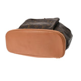 LOUIS VUITTON ルイヴィトン モノグラム モンスリ GM ブラウン M51135 ユニセックス モノグラムキャンバス リュック・デイパック ABランク 中古 銀蔵
