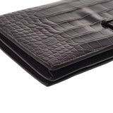 HERMES エルメス ベアンスフレ アメジスト □M刻印(2009年頃) レディース アリゲーターリセ 長財布 Bランク 中古 銀蔵