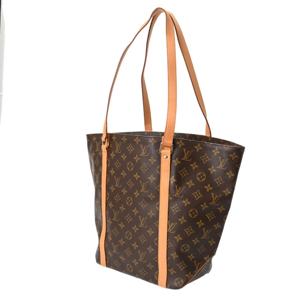 LOUIS VUITTON ルイヴィトン モノグラム サックショッピング ブラウン M51108 レディース モノグラムキャンバス トートバッグ ABランク 中古 銀蔵