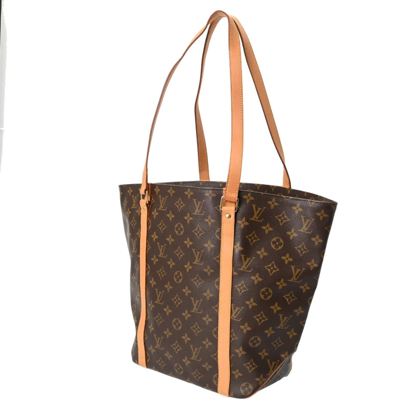LOUIS VUITTON ルイヴィトン モノグラム サックショッピング ブラウン M51108 レディース モノグラムキャンバス トートバッグ ABランク 中古 銀蔵