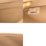 CHANEL シャネル マトラッセ ダイアナ 25cm チェーンショルダー ベージュ A01165 レディース ラムスキン ショルダーバッグ Bランク 中古 銀蔵