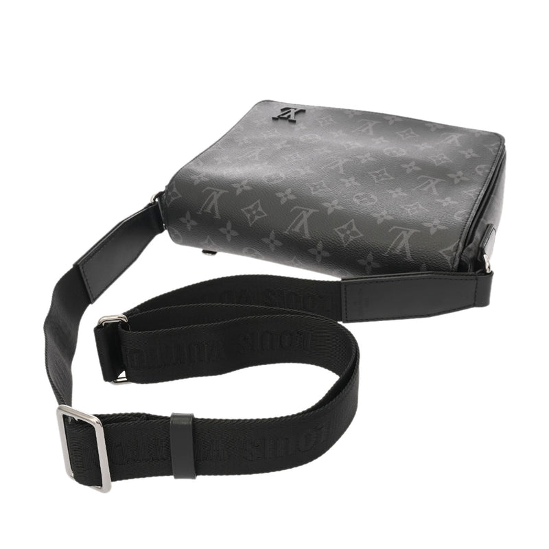 LOUIS VUITTON ルイヴィトン モノグラムエクリプス ディストリクト PM NV3 ブラック M46255 メンズ モノグラムキャンバス ショルダーバッグ 新同 中古 銀蔵