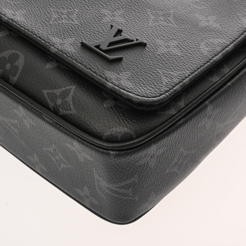 LOUIS VUITTON ルイヴィトン モノグラムエクリプス ディストリクト PM NV3 ブラック M46255 メンズ モノグラムキャンバス ショルダーバッグ 新同 中古 銀蔵