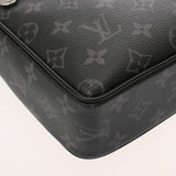 LOUIS VUITTON ルイヴィトン モノグラムエクリプス ディストリクト PM NV3 ブラック M46255 メンズ モノグラムキャンバス ショルダーバッグ 新同 中古 銀蔵