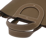 HERMES エルメス インザループ 18 エトゥープ W刻印(2024年頃) レディース トリヨンクレマンス ヴォースイフト ハンドバッグ Aランク 中古 銀蔵